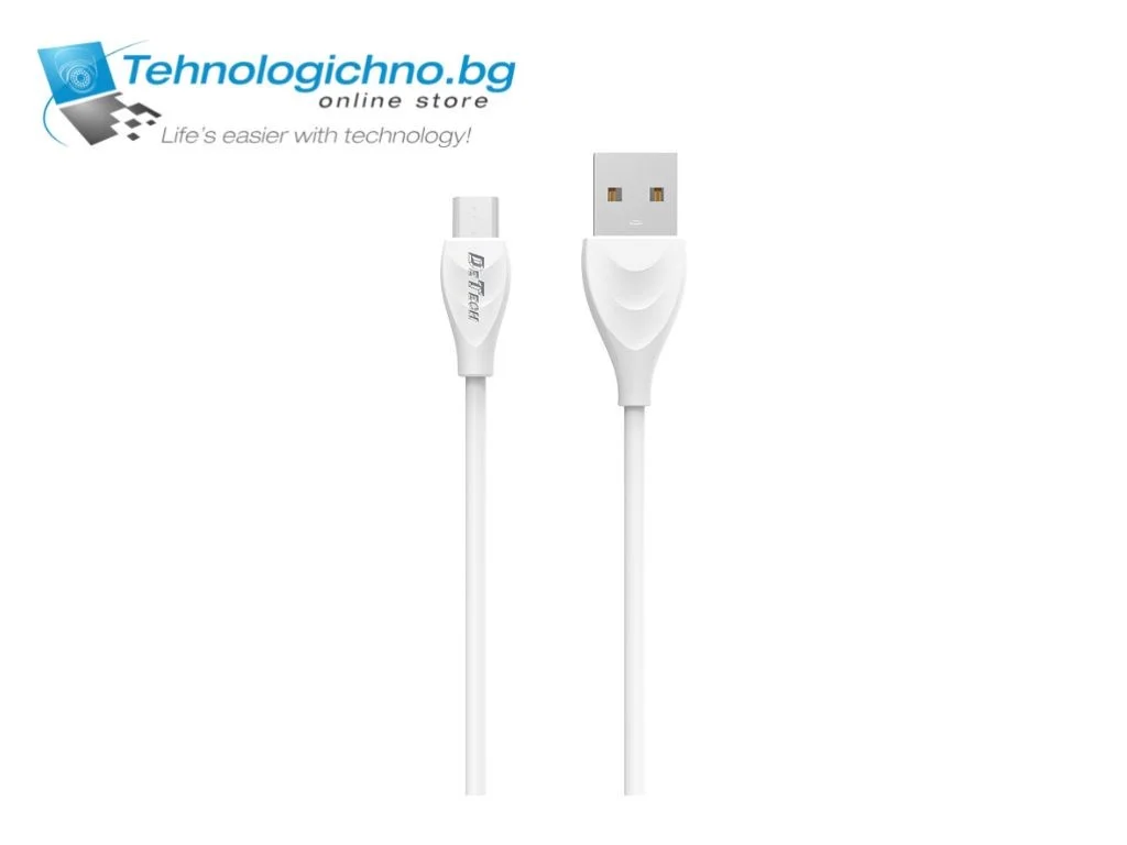  Кабел DeTech DE-24M Micro USB 1m