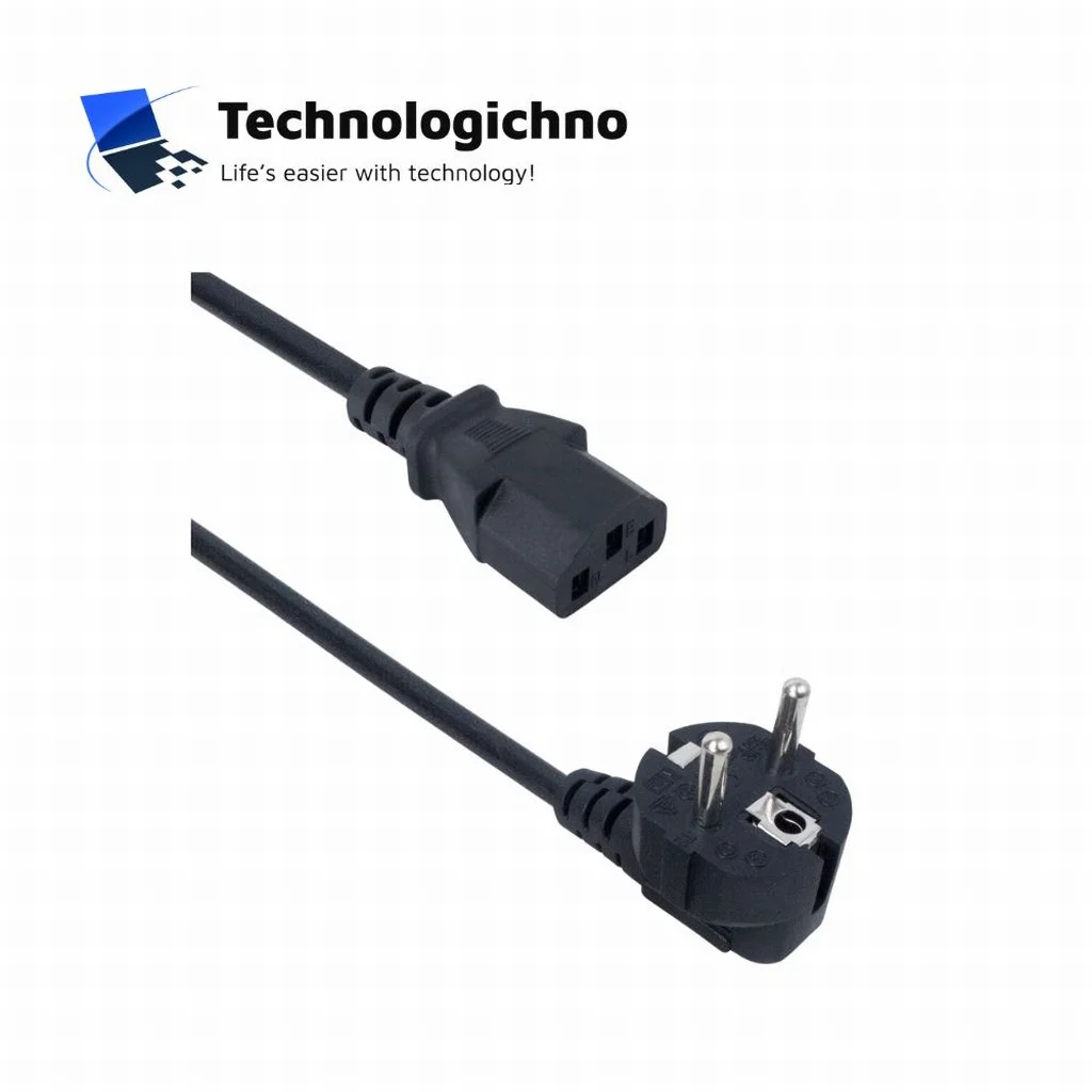  Захранващ кабел DeTech Power Cord Computer 1.5m