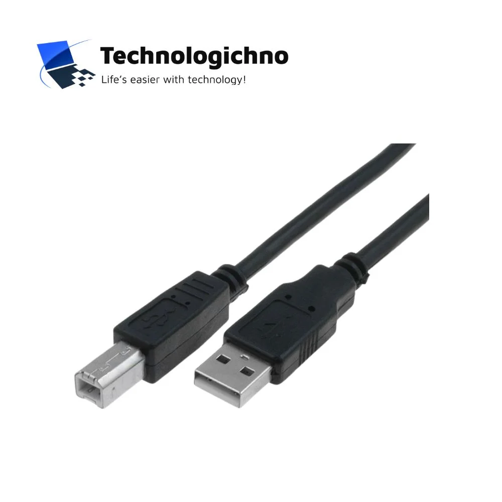  Кабел за принтер USB AМ/BМ v2.0 Black 1.5m