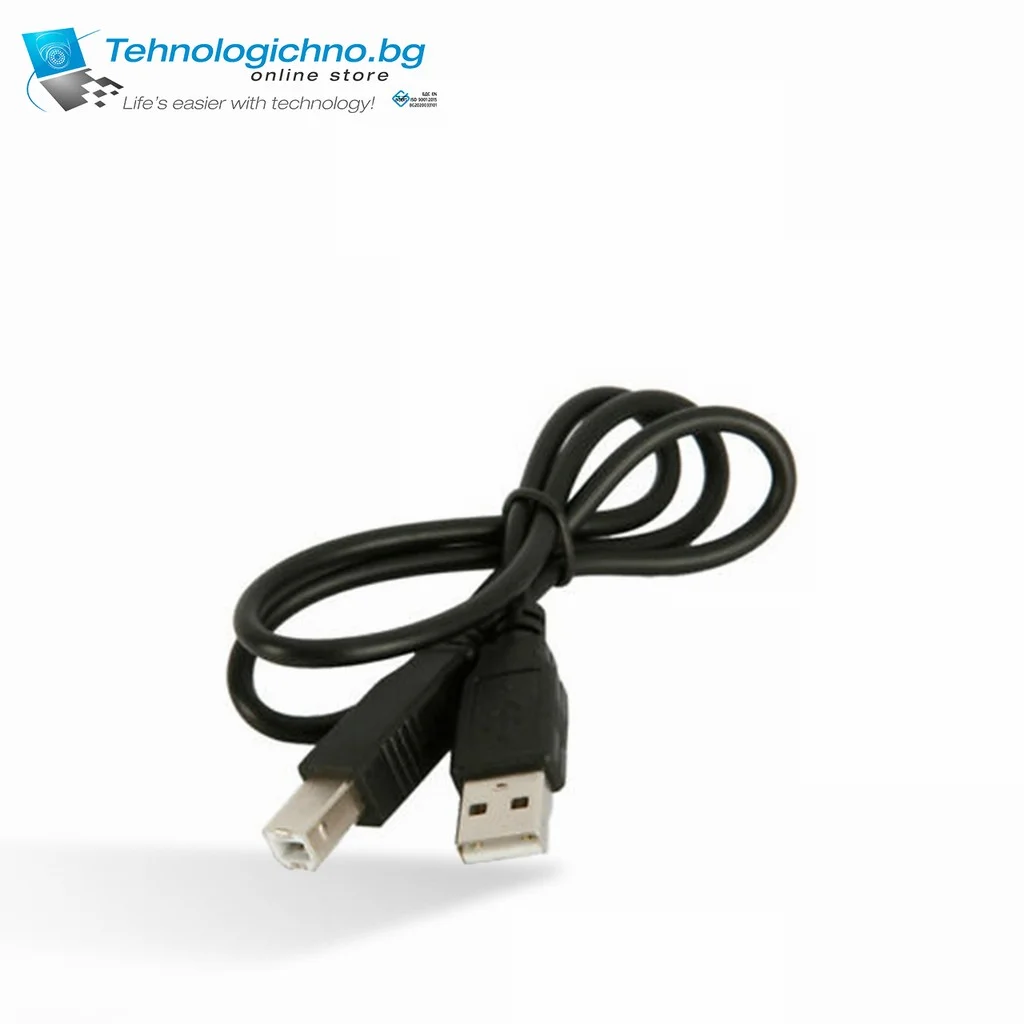  Кабел USB 2.0 AM/BM 1.5m
