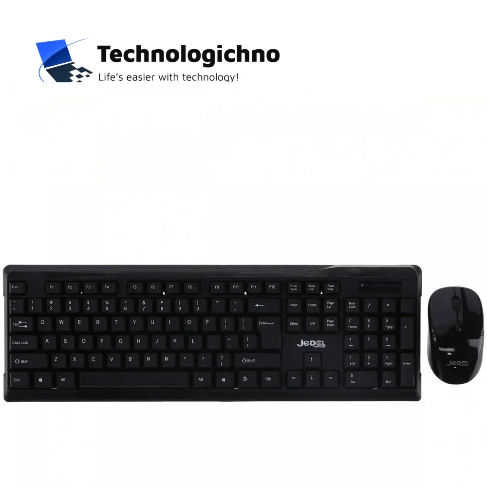  Комплект безжични мишка и клавиатура Jedel WS736