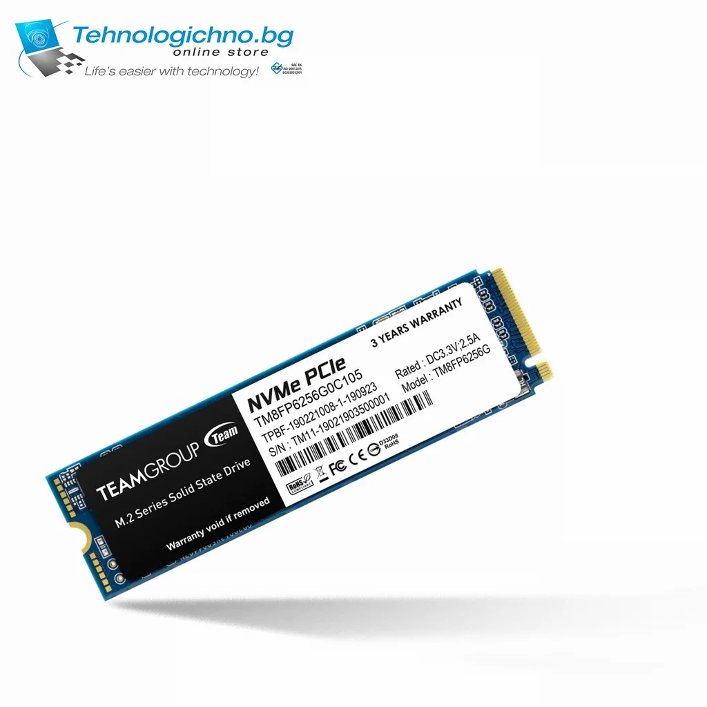  256GB SSD Team Group MP33 M.2 2280 NVMe PCI-E