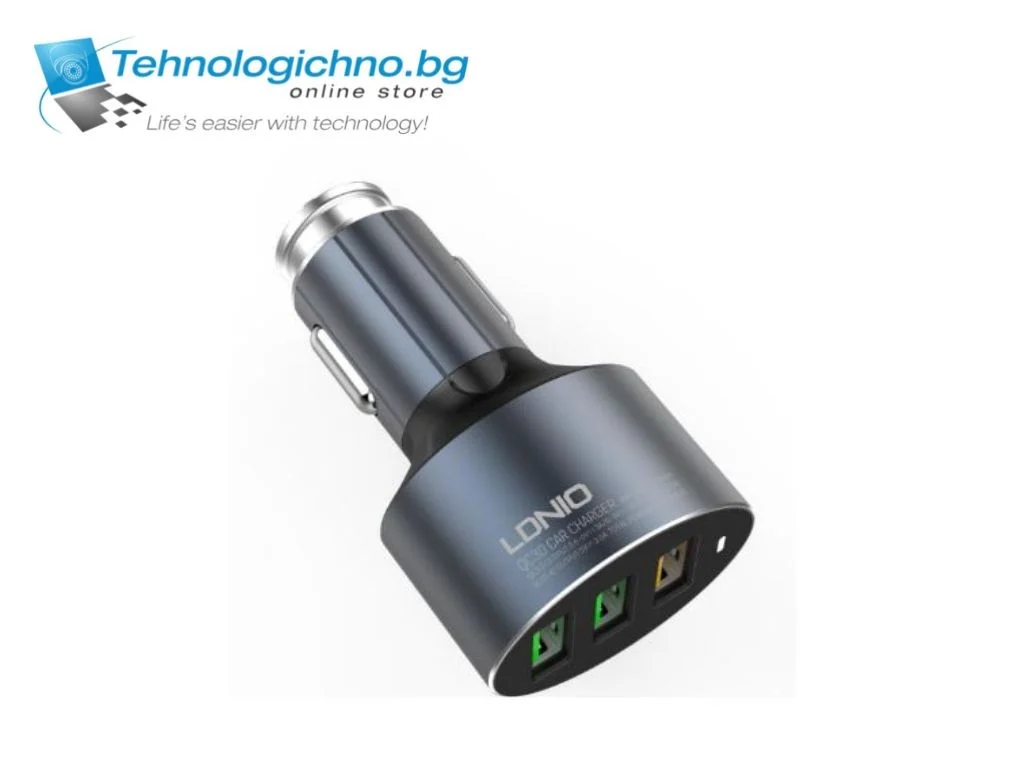  Зарядно за кола LDNIO C703Q 3.6-12V USB Lightnin