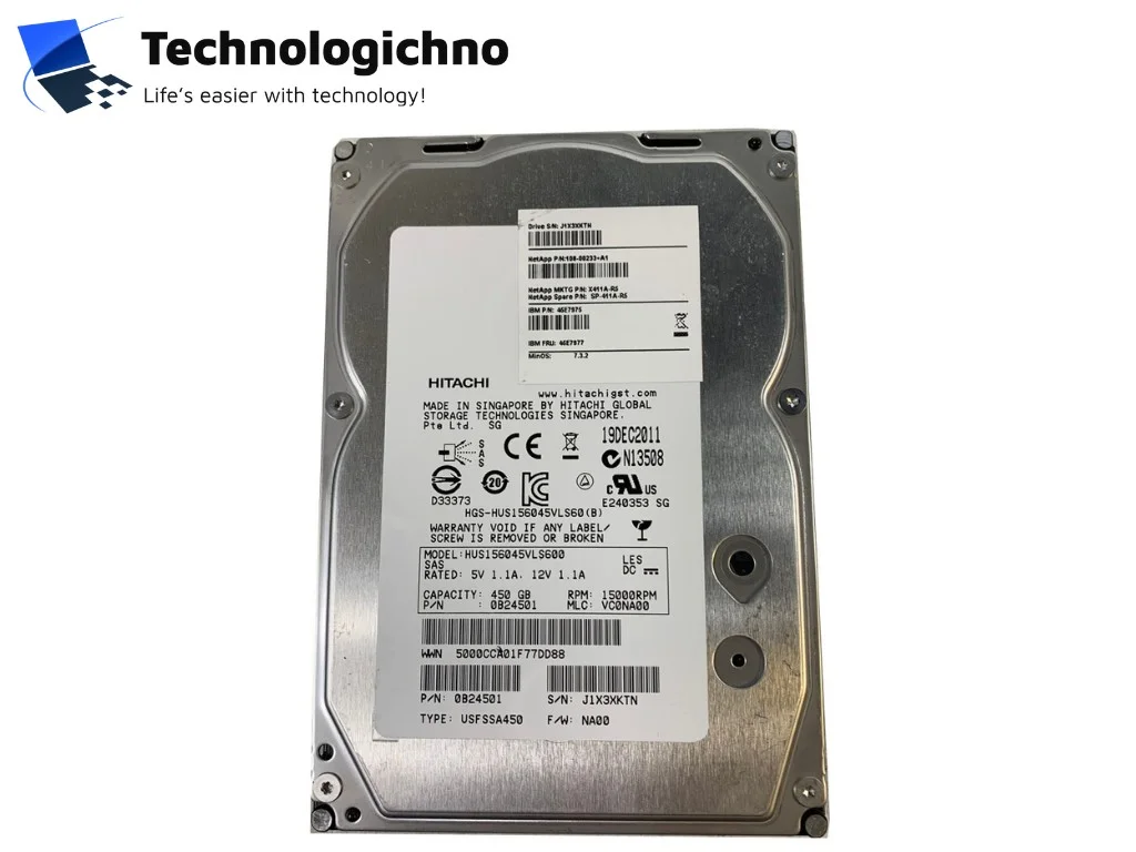  Твърд диск 450GB HDD 3.5“ SAS Hitachi 15k