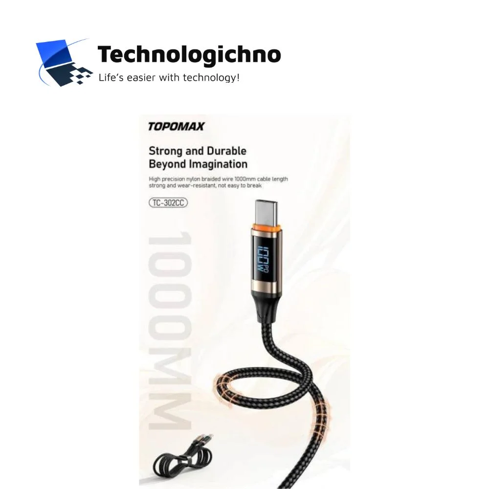  Topomax Type C/C 100W с оплетка 1м
