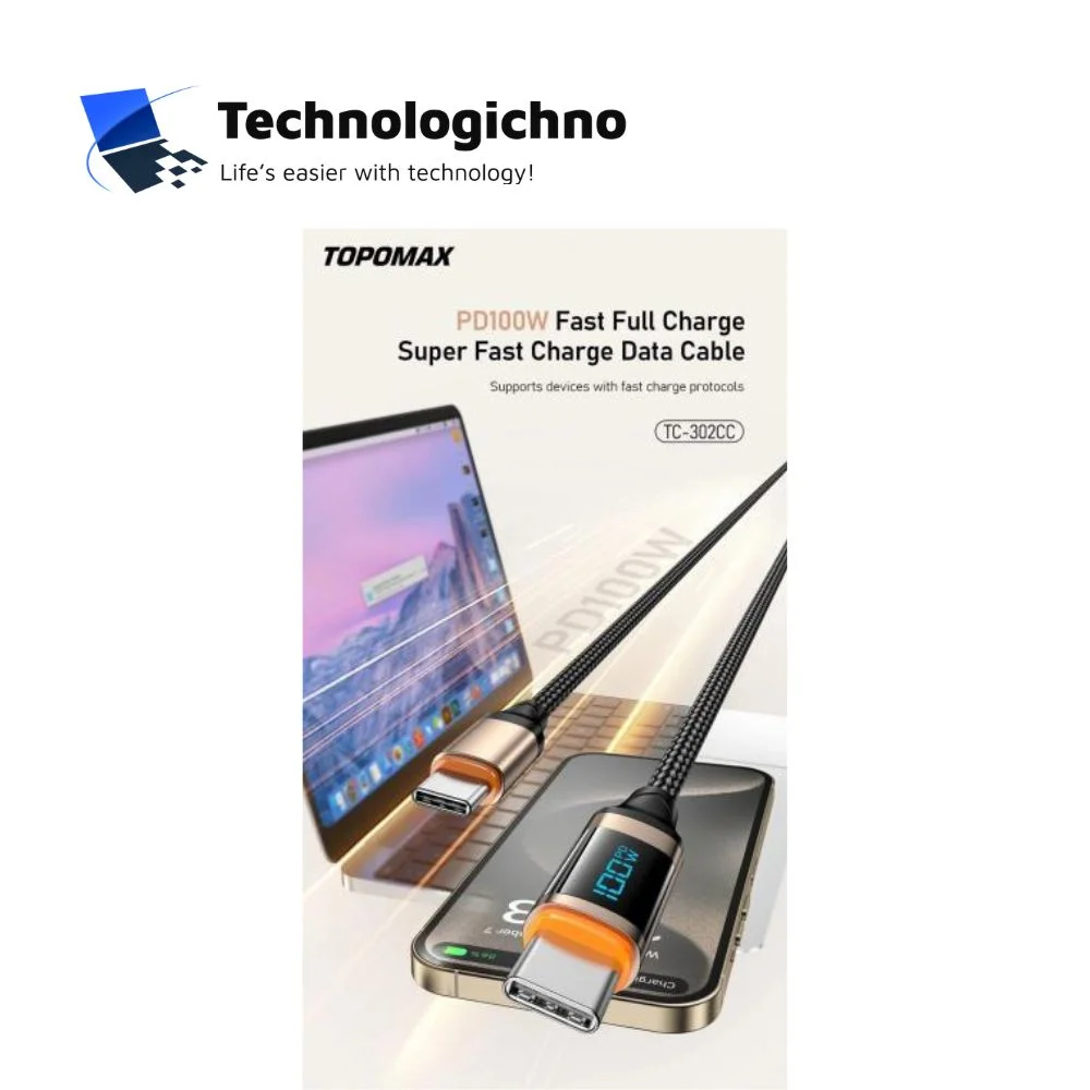  Topomax Type C/C 100W с оплетка 1м