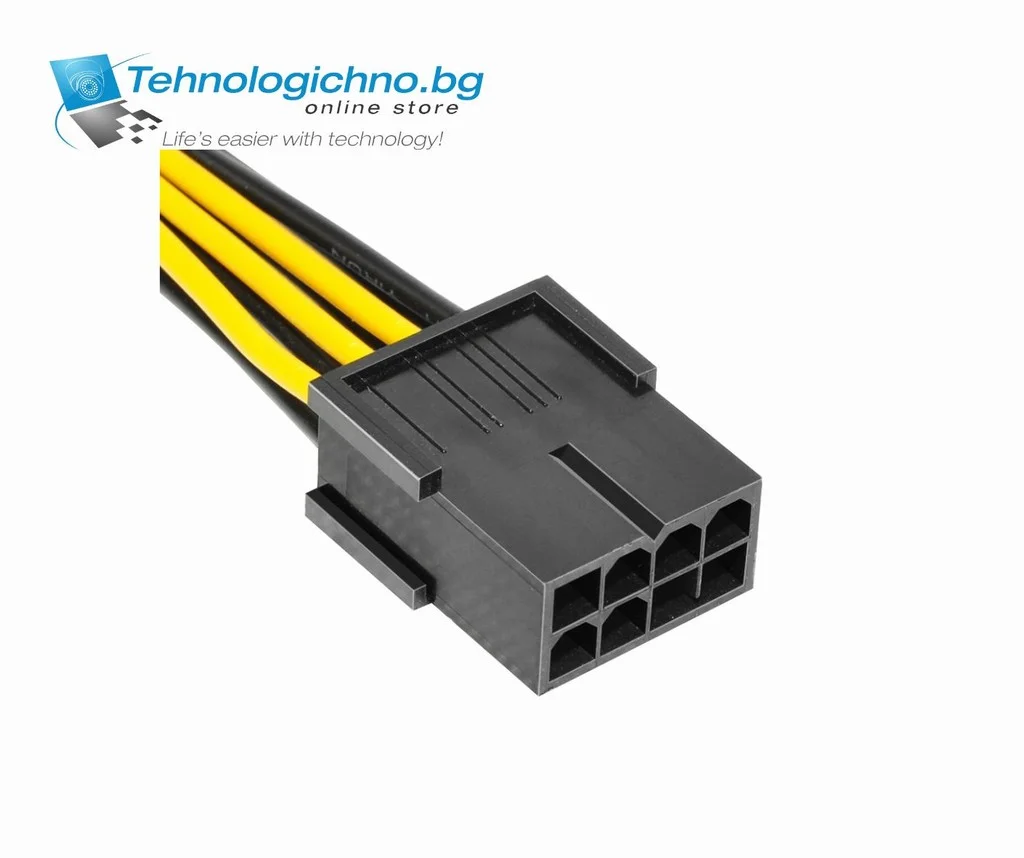  Кабел MAKKI 8pin PCI-E Power Extender 30cm