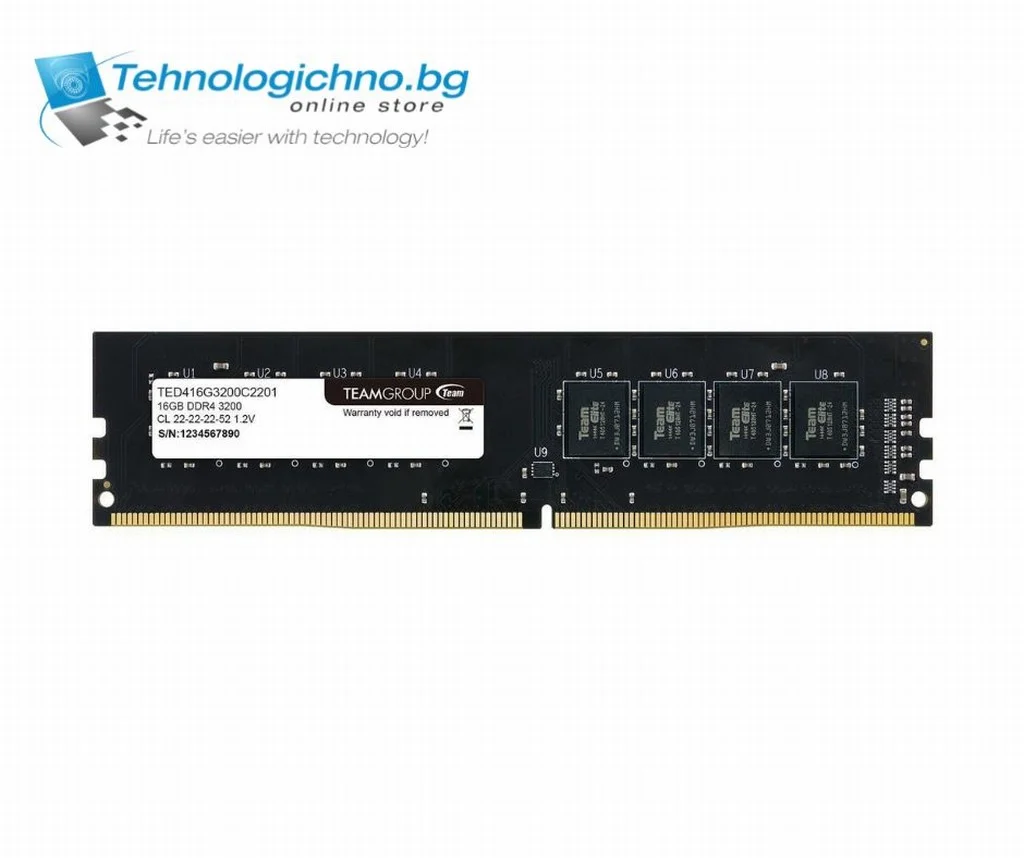  16GB DDR4 3200MHz DIMM Team Group Elite