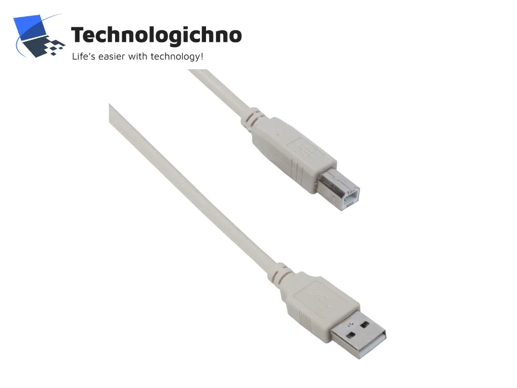  Кабел за принтер USB 1.5m HQ White