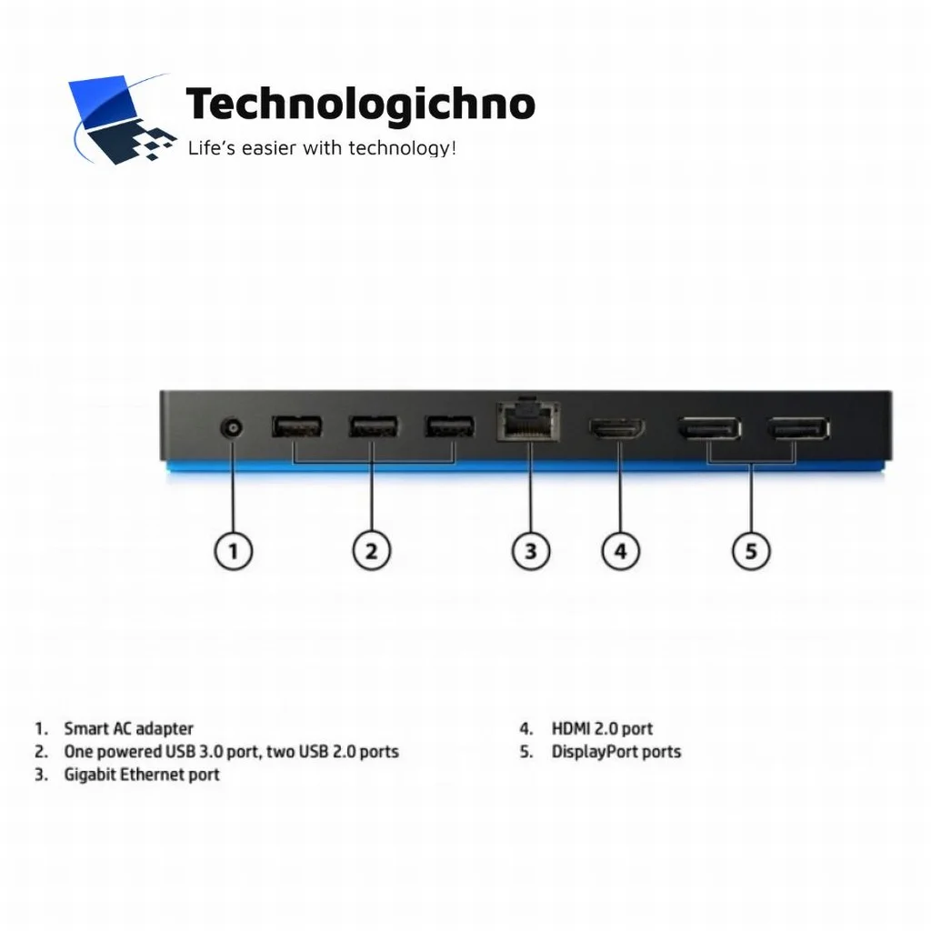  Докинг станция HP USB-C Dock G4+захранване ВБЗ