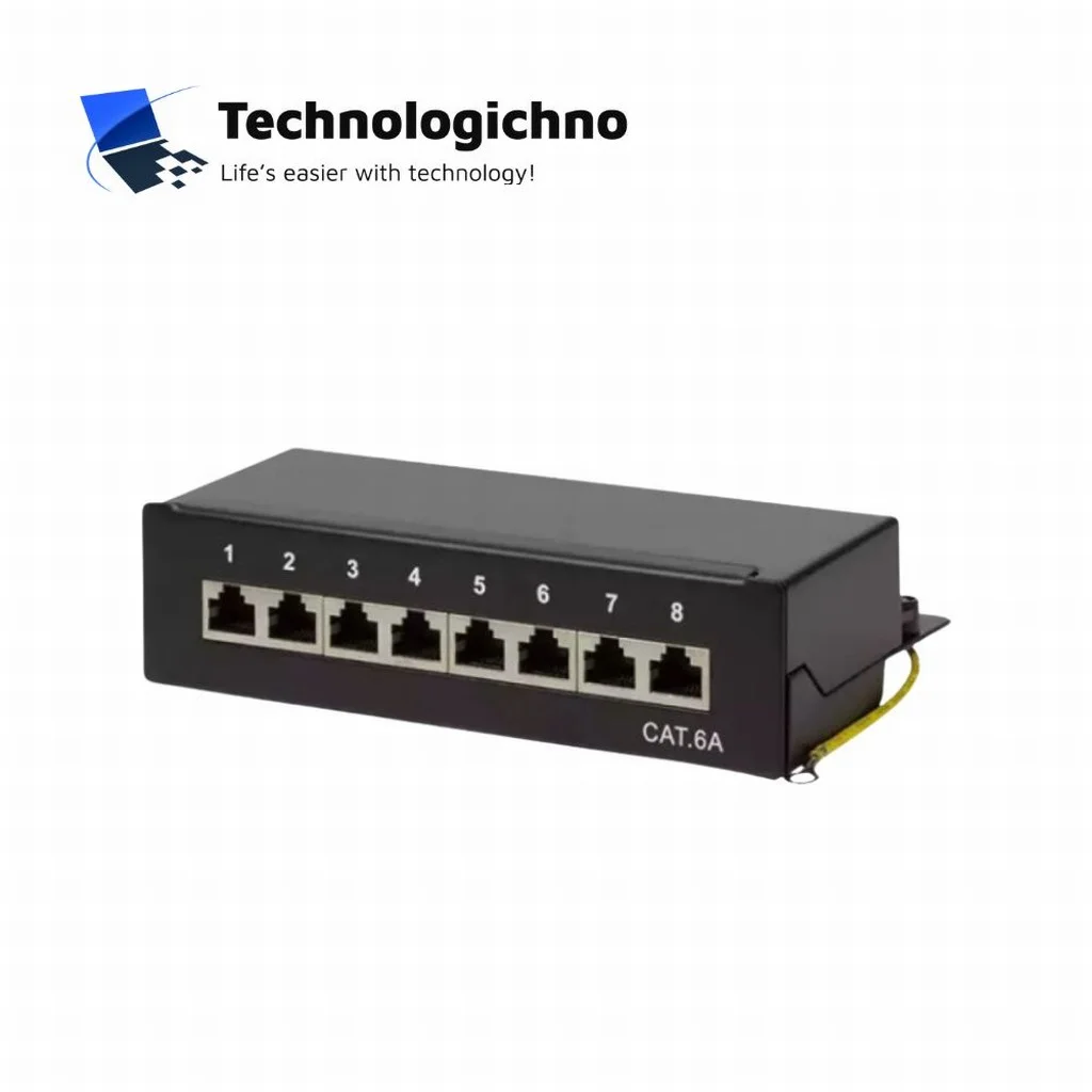  Пач панел LogiLink NP0018B 8xRJ45