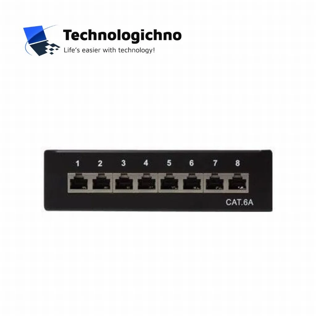  Пач панел LogiLink NP0018B 8xRJ45