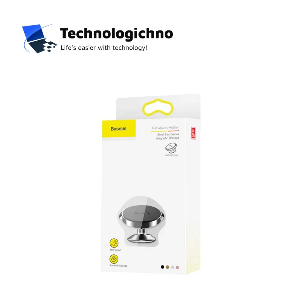  Магнитна стойка Baseus Small Ear Black
