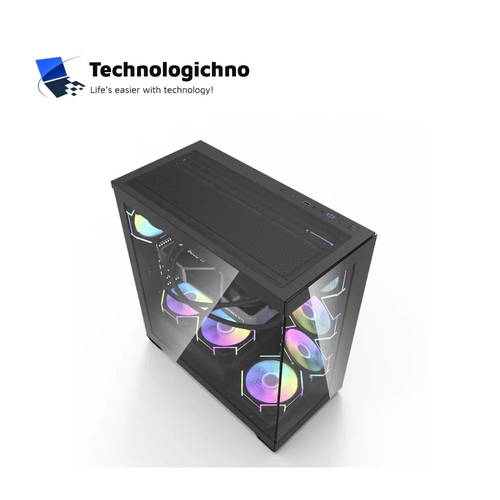  Шаси Darkflash ATX DS900 Black 7 x A-RGB Fans