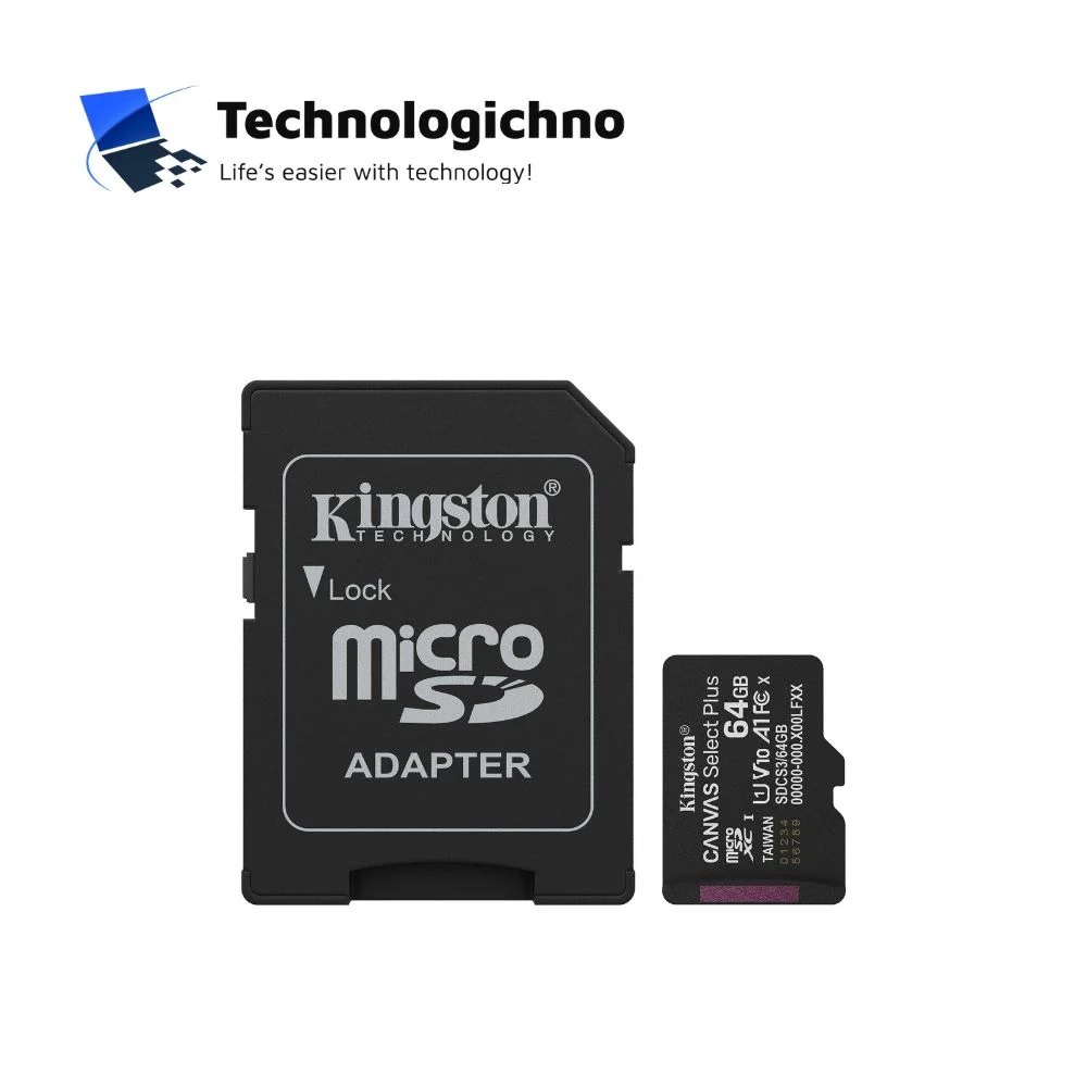  64GB Карта памет Kingston Canvas Select Plus