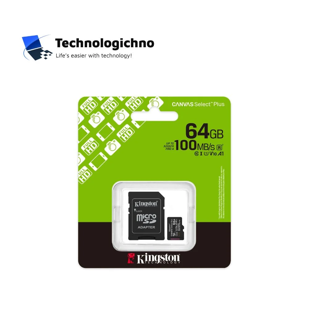  64GB Карта памет Kingston Canvas Select Plus