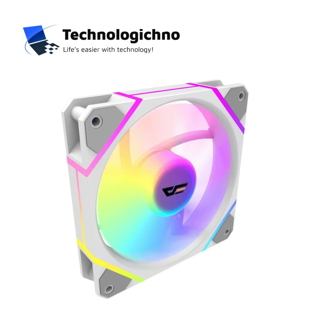  Вентилатор Darkflash 120mm Reverse A-RGB White
