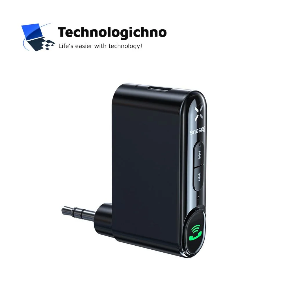  Bluetooth към AUX приемник Baseus Black