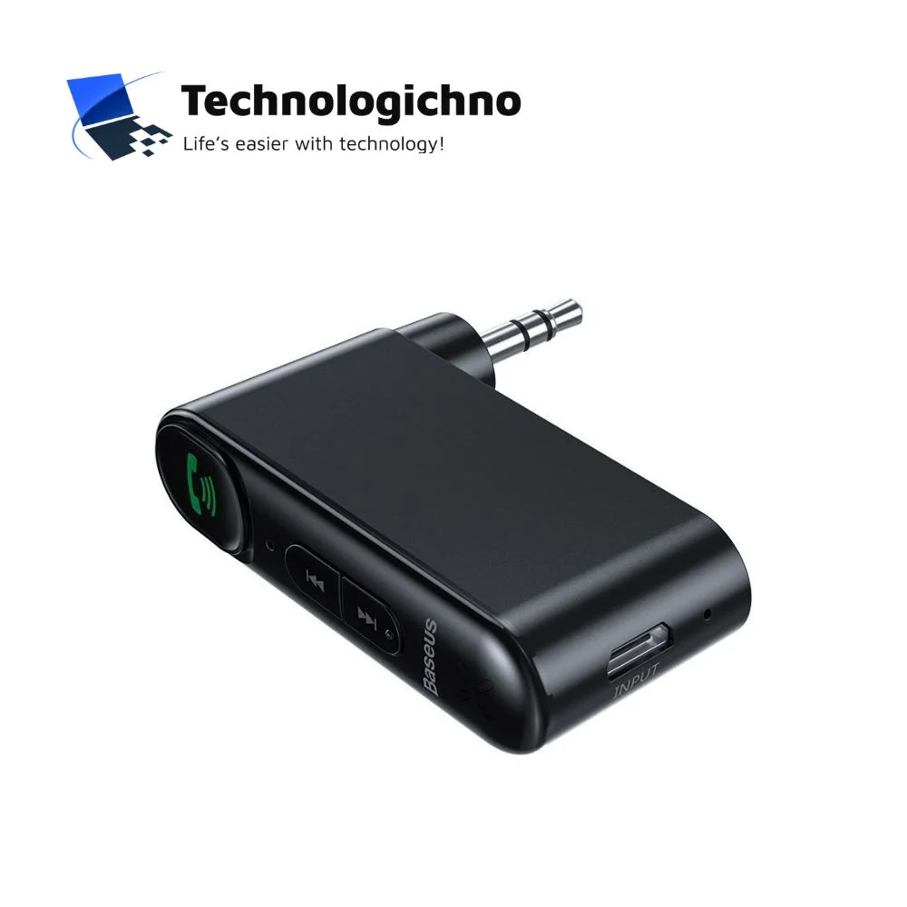  Bluetooth към AUX приемник Baseus Black