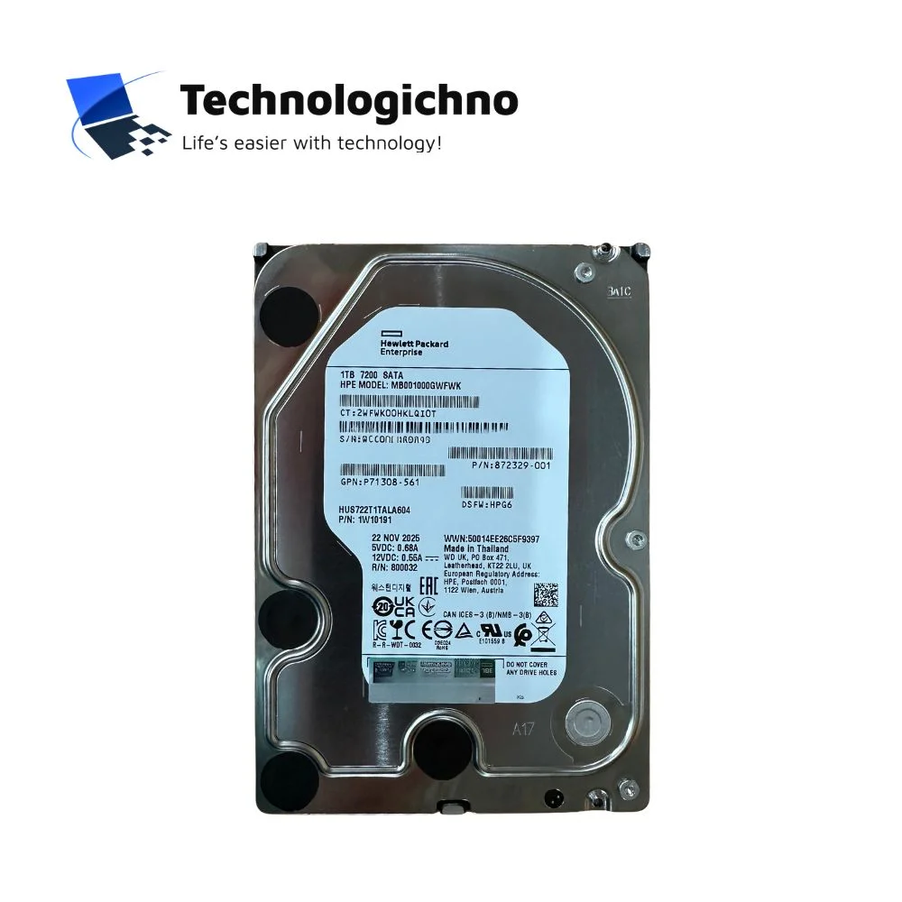 1TB HDD HPE 3.5“ MB001000GWFWK