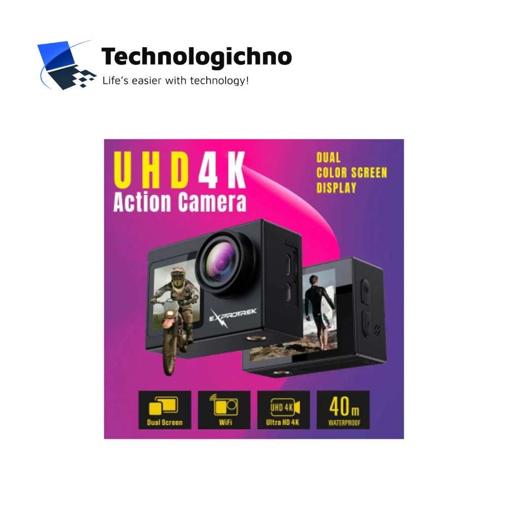  Екшън камера Exprotrek UHD 4K Action Cam