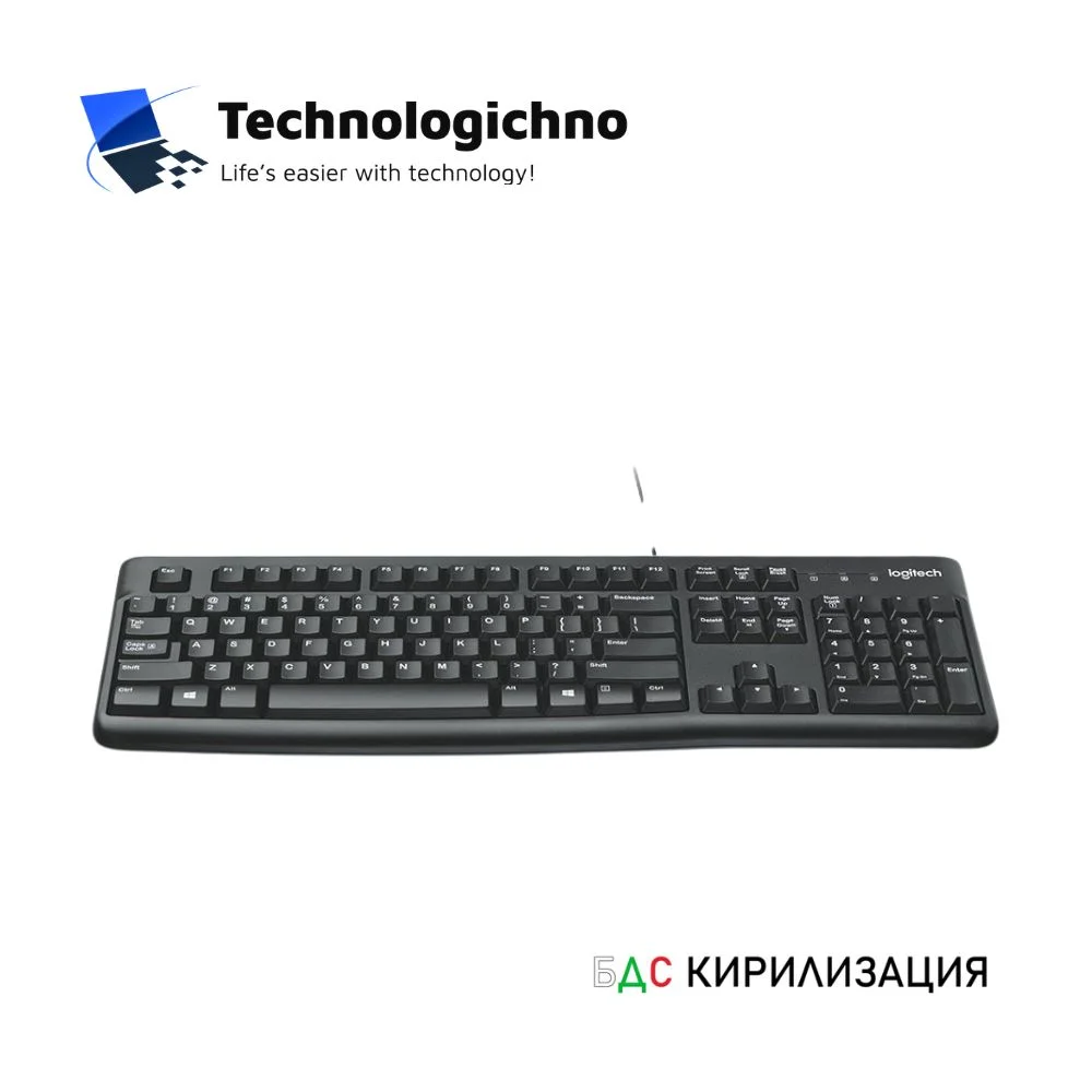 Клавиатура Logitech K120 USB US БДС