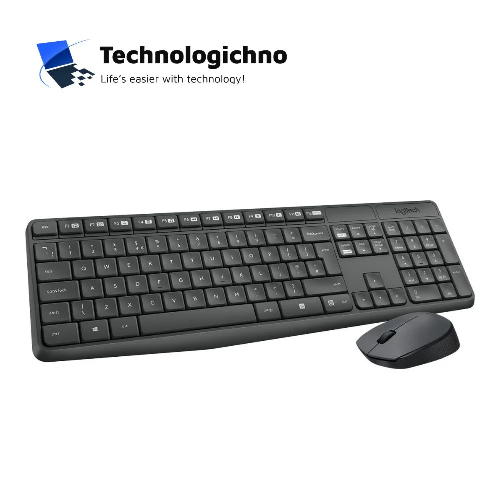 Клавиатура и мишка Logitech MK235 Graphite