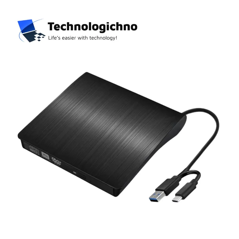  Външно оптично устройство USB A/Type-C DVD-RW