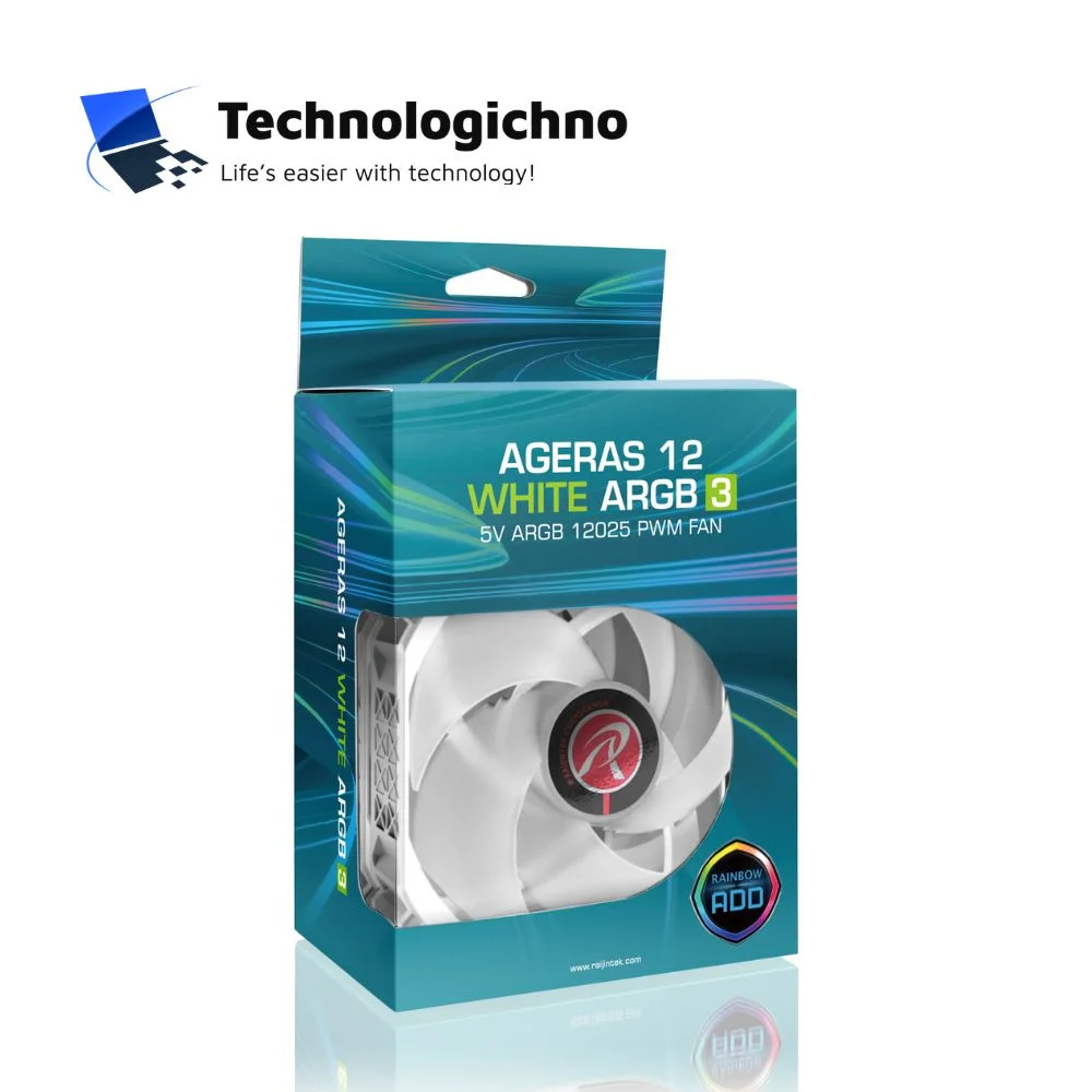  Комплект вентилатори Raijintek 3x120mm Ageras12 ARGB