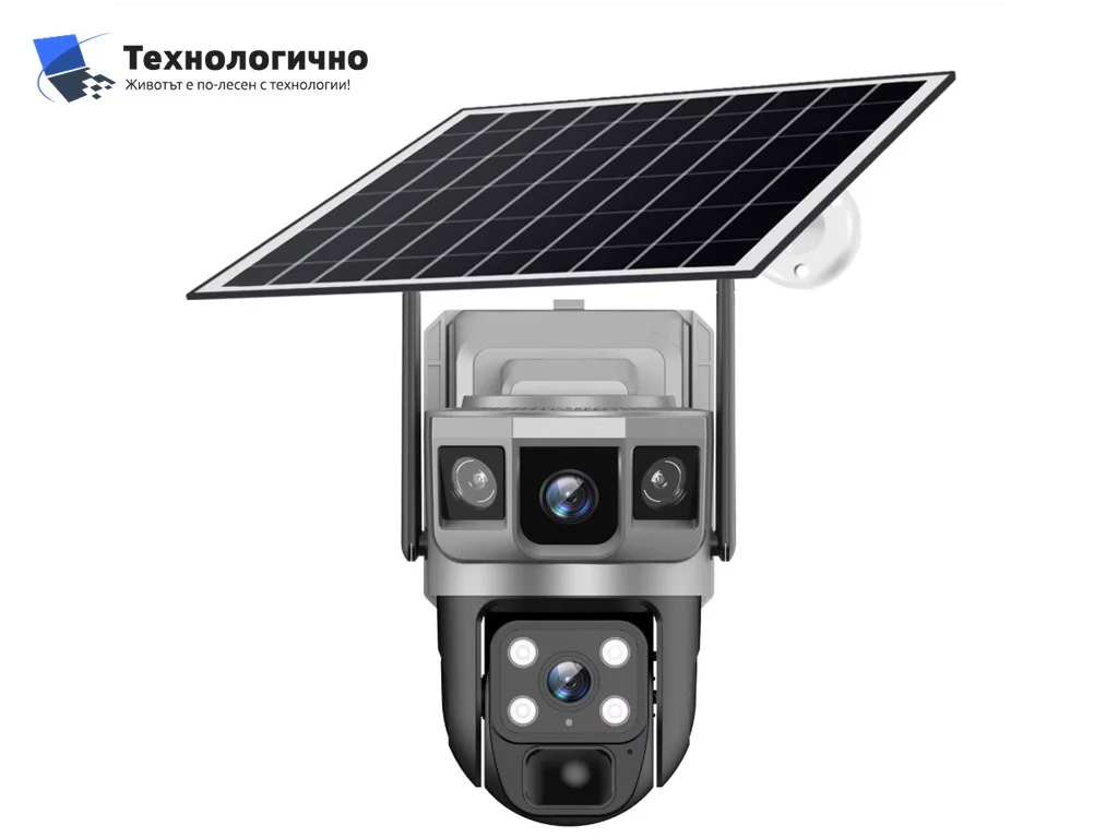  Камера външна Solar PTZ WiFi 3MP VTS02-G-EU V380