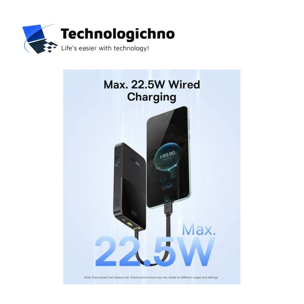  Baseus Power Bank 10000mAh 20W Bipow 2 Pro Black