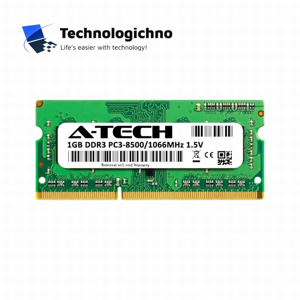  1GB DDR3 PC3-8500 1066MHz