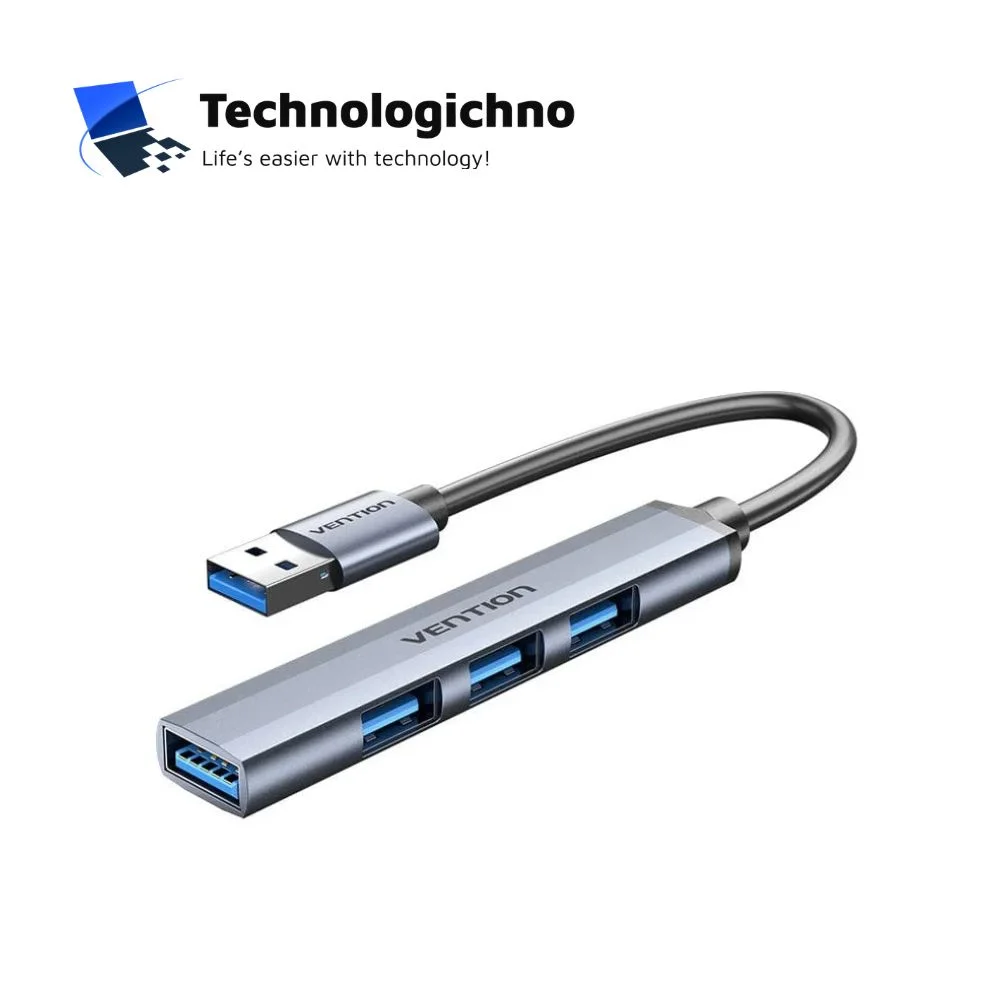 4 PORTS USB HUB 3.0 Vention Aluminium