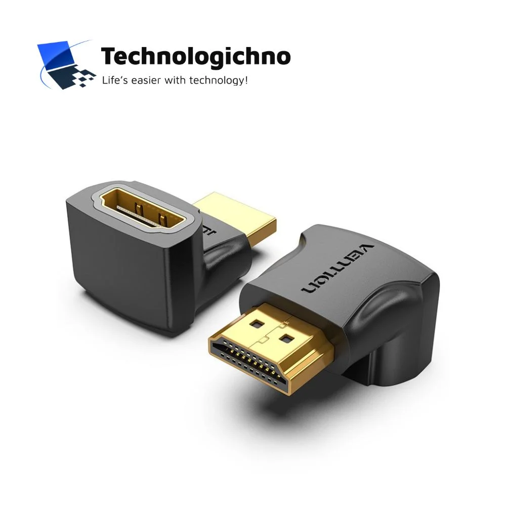  Адаптер Vention HDMI Right Angle 270 Degree M/F