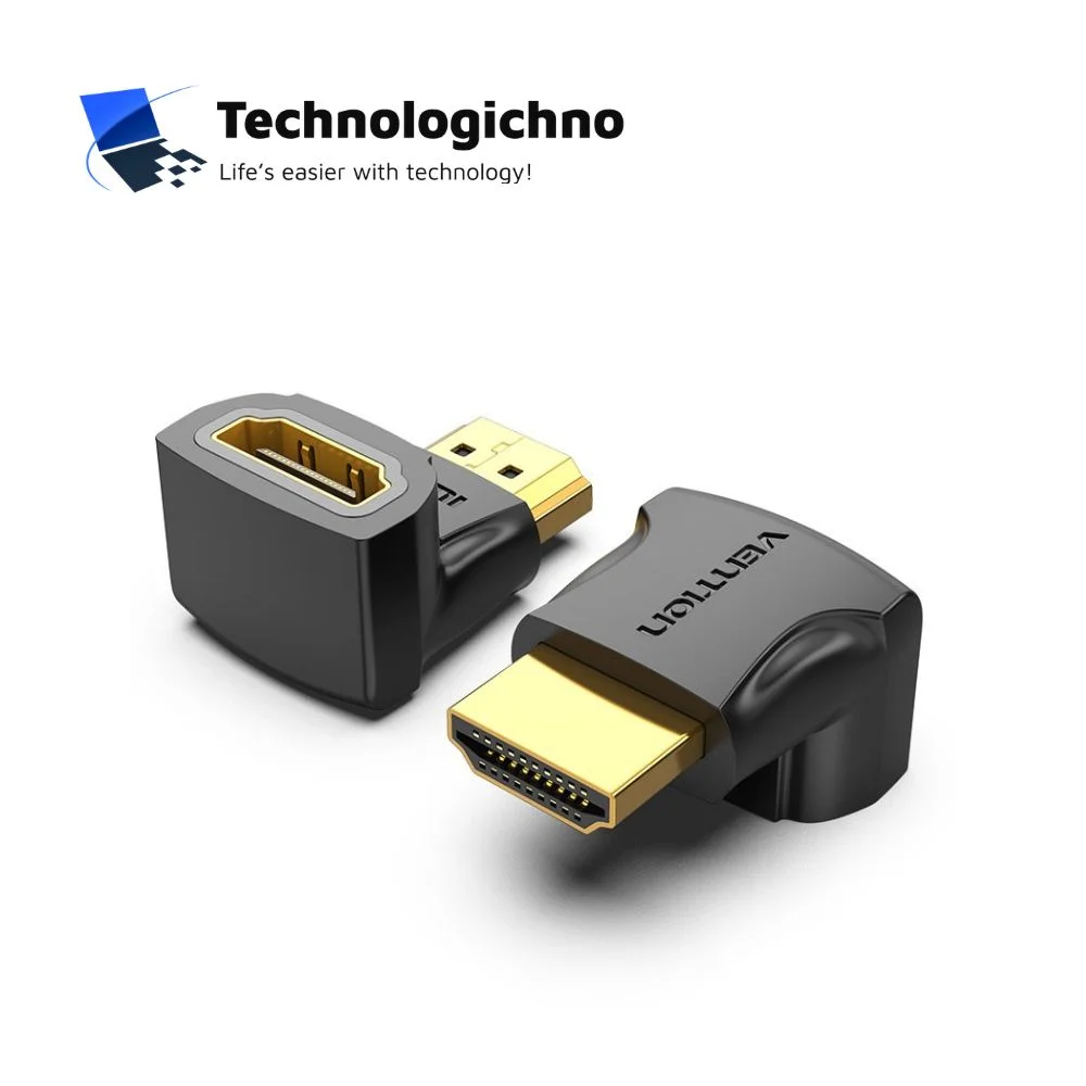  Адаптер Vention HDMI Right Angle 90 Degree M/F
