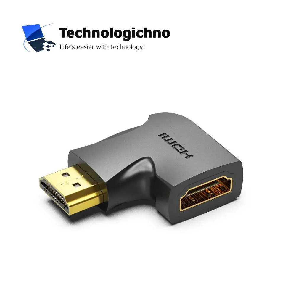  Адаптер Vention HDMI VertikalFlat 270 Degree M/F