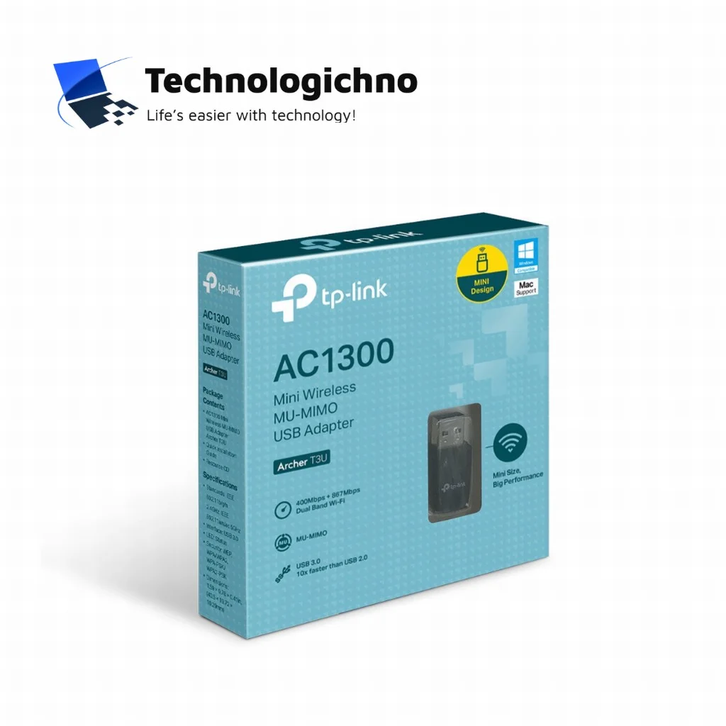  TP-Link Archer T3U AC1300 USB 3.0 WiFi