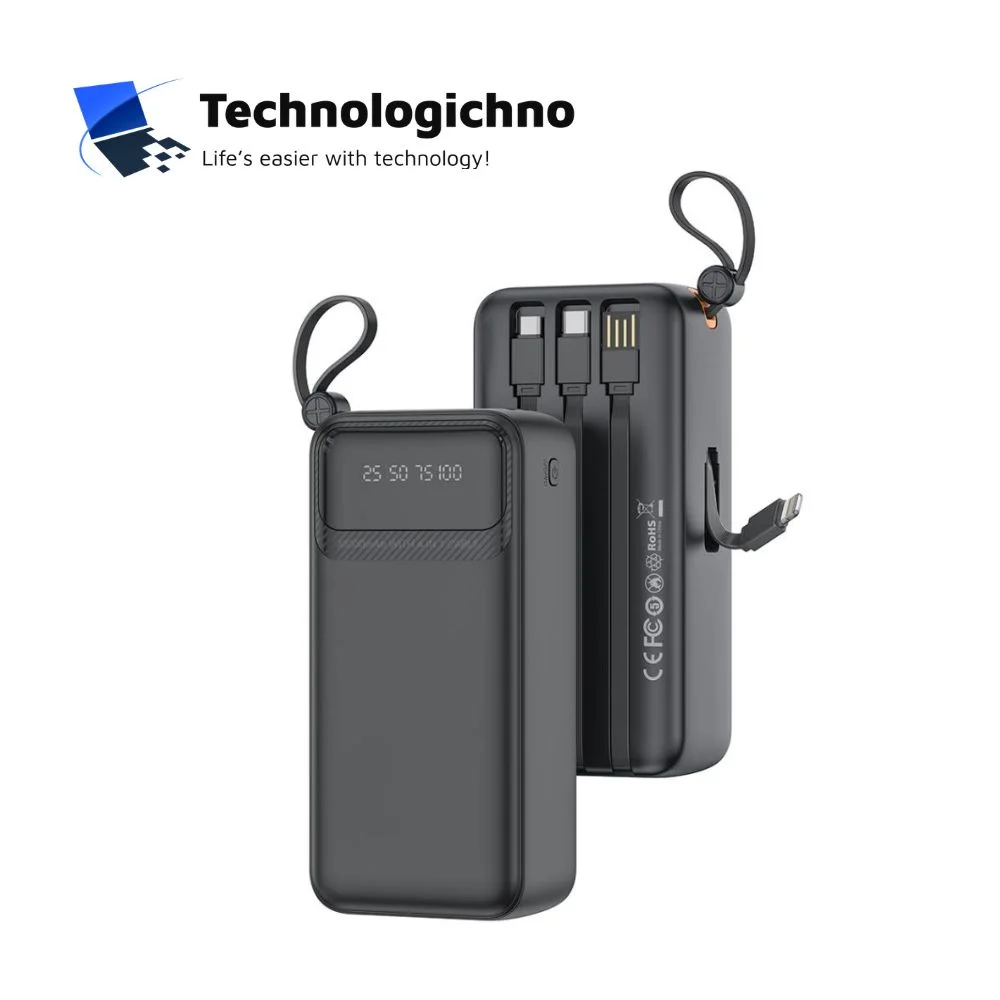 Външна батерия XO Power Bank 30000mAh 10W Blk