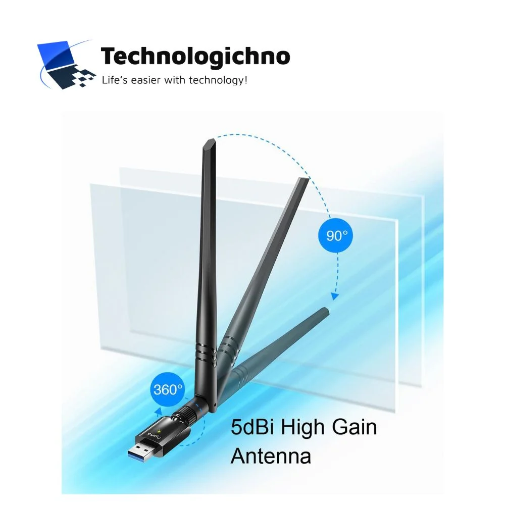  Мрежова карта Cudy WU1400, AC1300, Dual Band