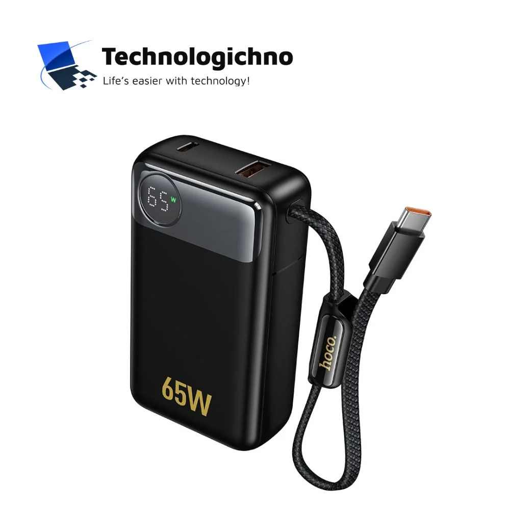  Външна батерия HOCO 12000mAh 65W Skillful Black
