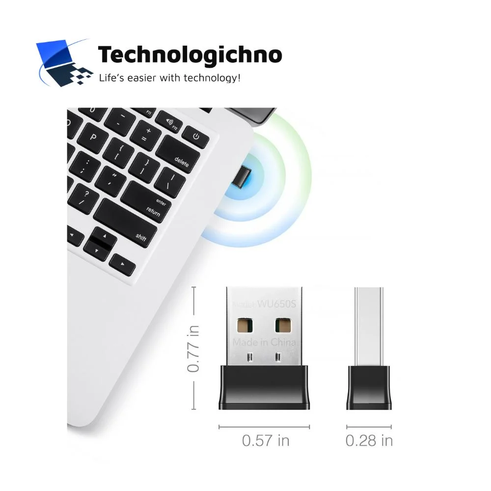  WiFi Адаптер Cudy WU650S 2.4/5GHz USB 2.0