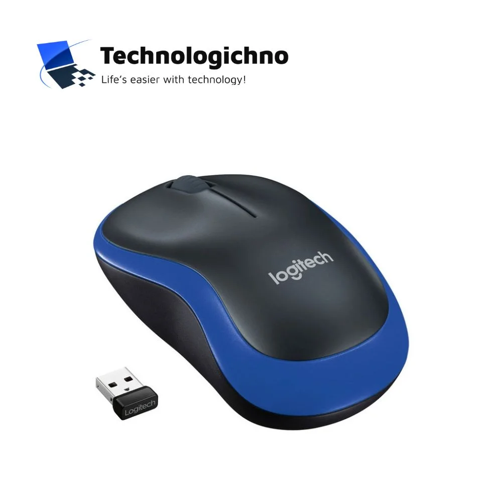 Безжична мишка Logitech M185 Blue