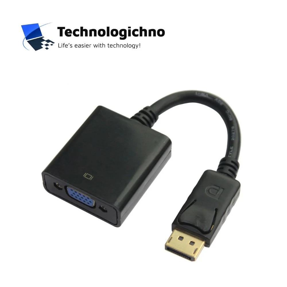  Адаптер DisplayPort DP - VGA M/F DeTech 0.15m