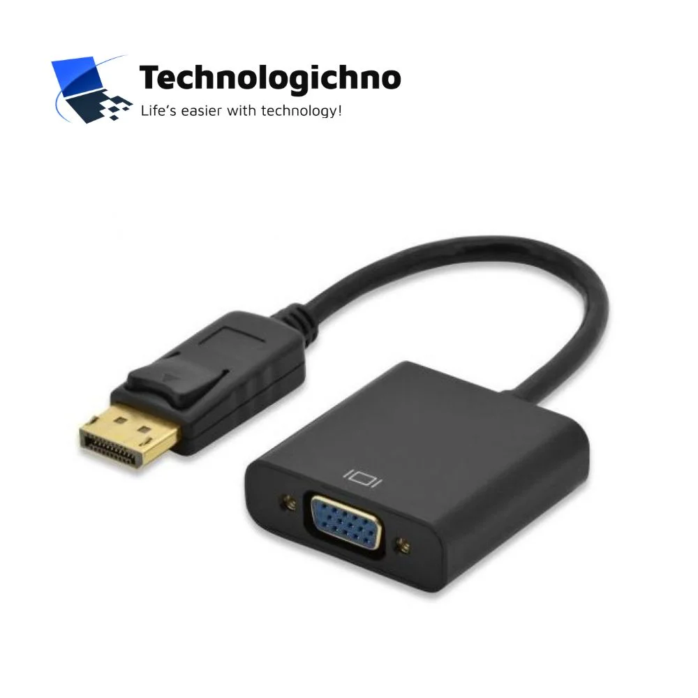  Адаптер DisplayPort DP - VGA M/F DeTech 0.15m