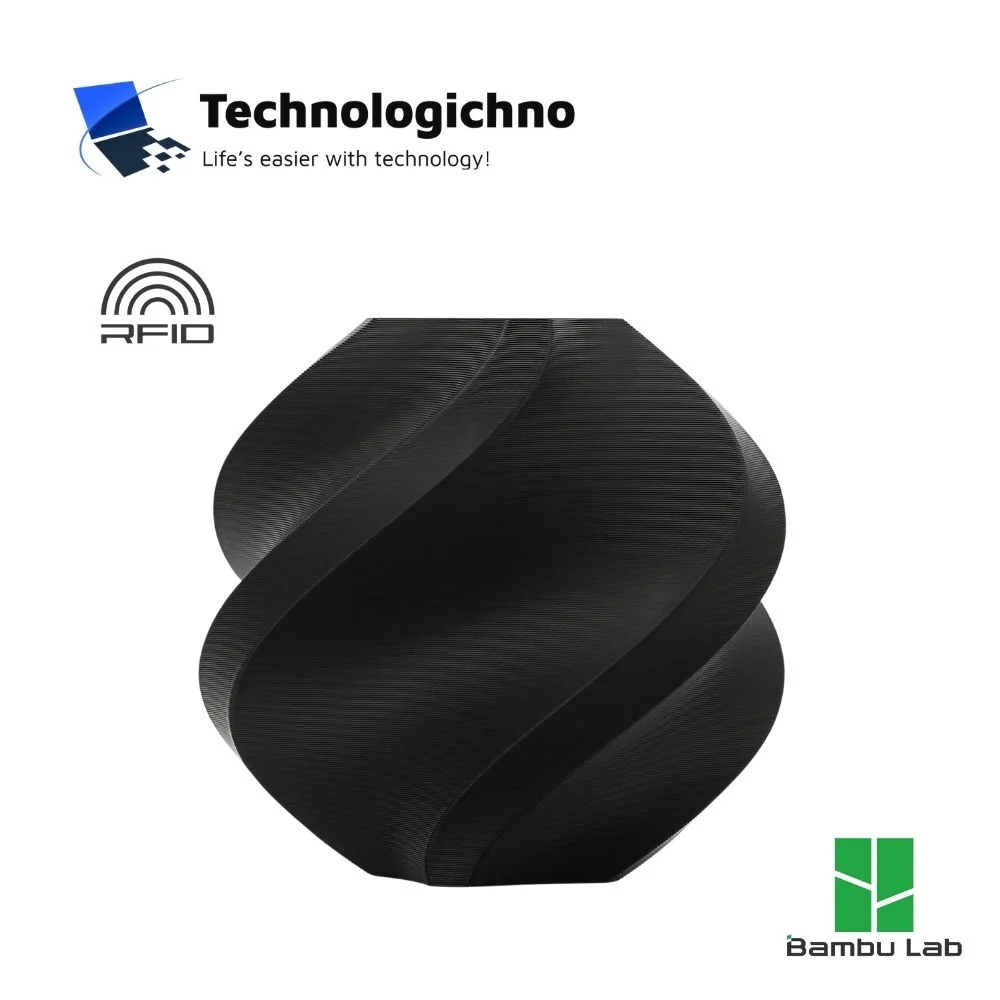  PLA Tough+ Bambu Black Refil No Spool