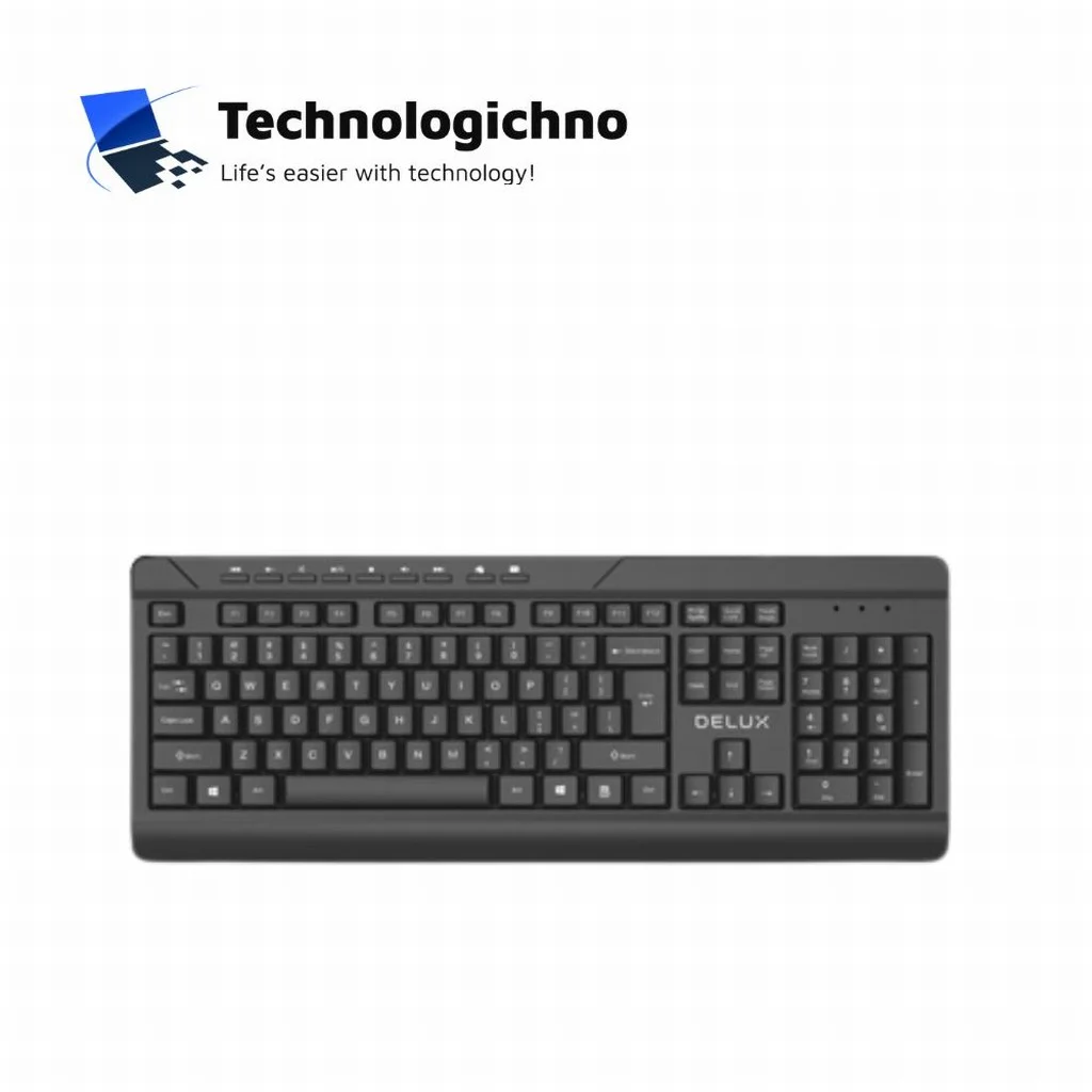  Клавиатура и мишка Delux K7010+M355BU БДС