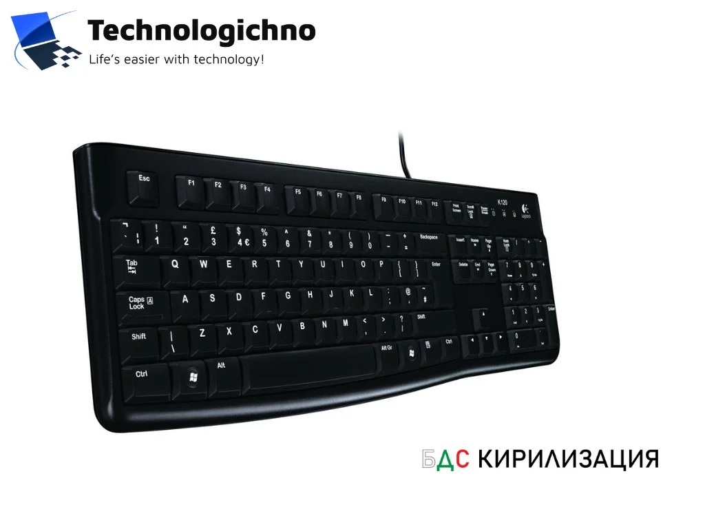 Клавиатура Logitech K120 USB EU БДС