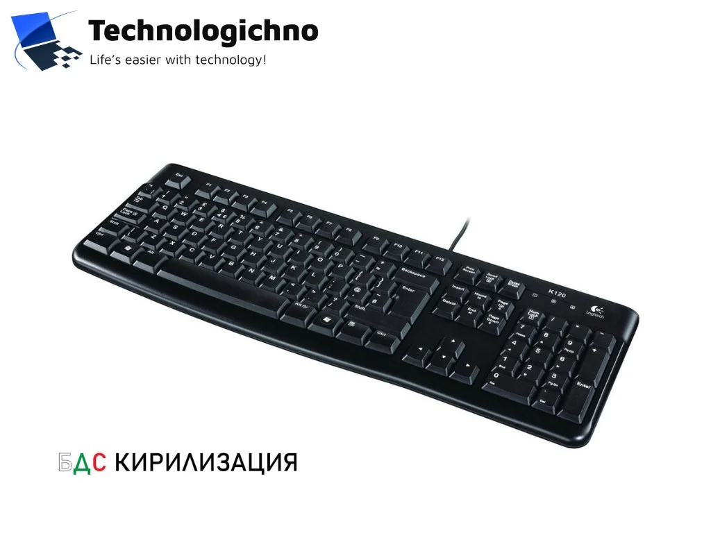 Клавиатура Logitech K120 USB EU БДС