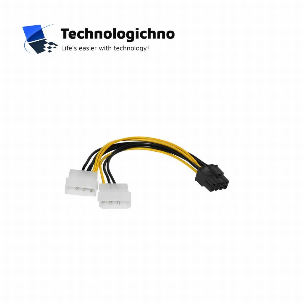  Кабел MAKKI 2 x Molex to 8pin PCI-E VGA