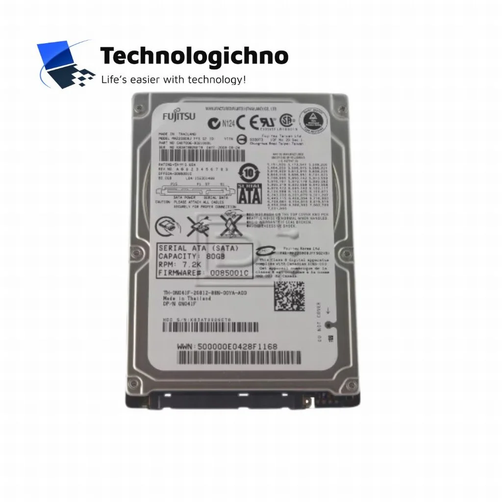  Твърд диск 80GB HDD 2.5“ SATA Fujitsu